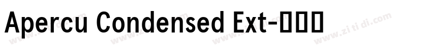 Apercu Condensed Ext字体转换